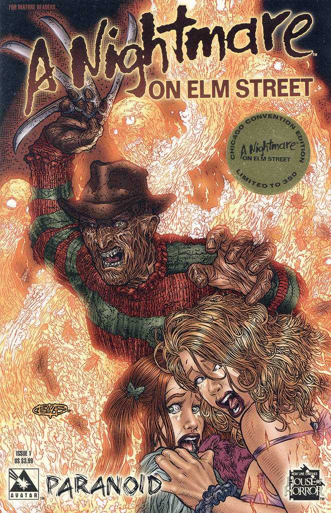NIGHTMARE ON ELM STREET: Paranoid #1 Convention Seal