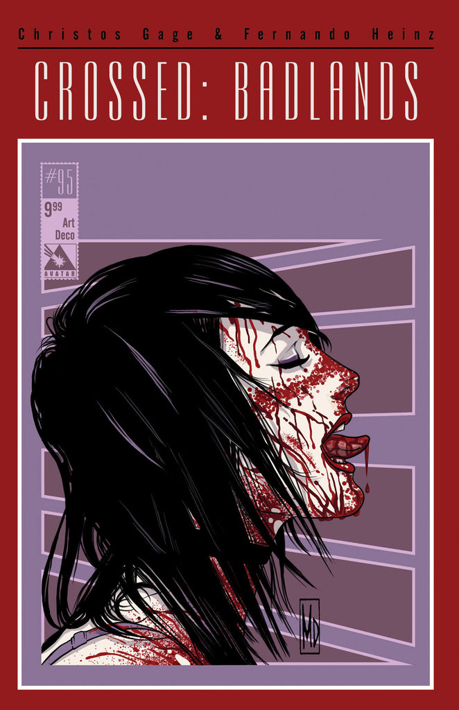 CROSSED: BADLANDS #95 Art Deco