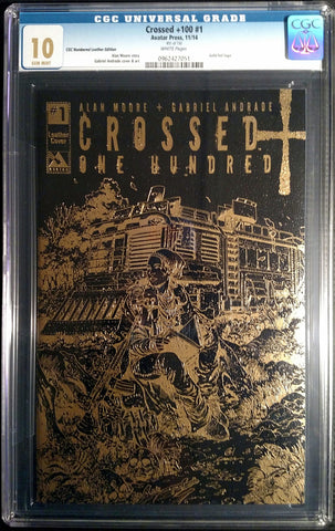 CROSSED +100 #1 Leather CGC 10.0 - Numbered Edition