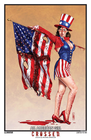 CROSSED:  All American Girl Art Print