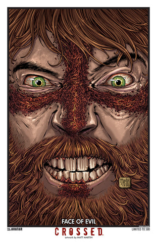 CROSSED:  Face of Evil Art Print