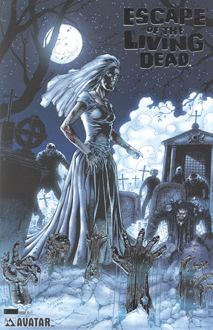 ESCAPE OF THE LIVING DEAD #3 Platinum Foil