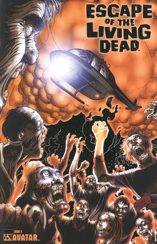 ESCAPE OF THE LIVING DEAD #5 Platinum Foil