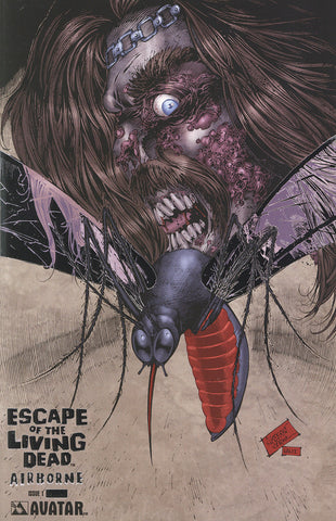 ESCAPE OF THE LIVING DEAD:  Airborne #1 Platinum Foil