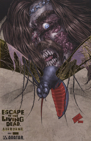ESCAPE OF THE LIVING DEAD:  Airborne #1 Gold Foil