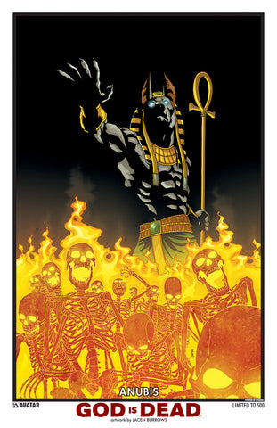GOD IS DEAD: Anubis Art Print