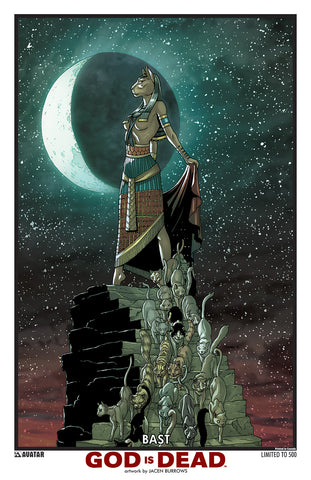 GOD IS DEAD: Bast Art Print