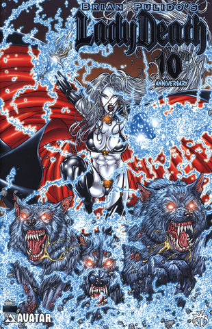 LADY DEATH #1 10th Anniversary Platinum Foil