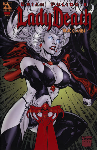 LADY DEATH: Blacklands #1 Blood Red Foil