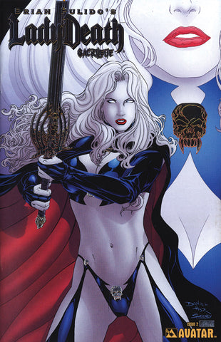 LADY DEATH: Sacrilege #2 Platinum Foil