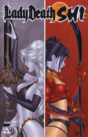 LADY DEATH / SHI Preview Platinum Foil