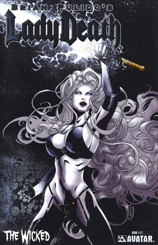 LADY DEATH: The Wicked #1/2 Platinum Foil