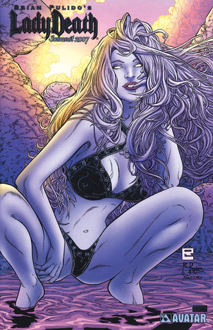 LADY DEATH 2007 Swimsuit Platinum Foil