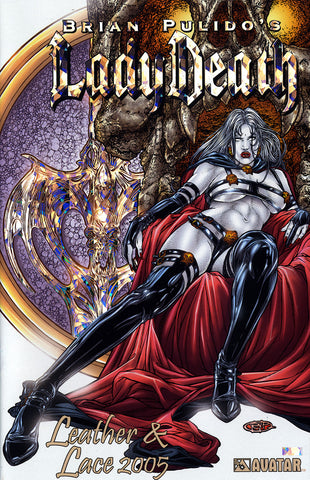 LADY DEATH: Leather and Lace 2005 Prism Foil
