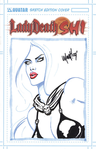LADY DEATH / SHI Preview Martin Color Sketch - Pout Edition