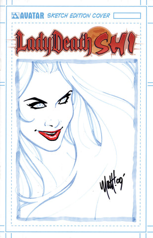 LADY DEATH / SHI Preview Martin Color Sketch - Smirk Edition