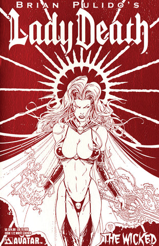LADY DEATH: The Wicked #1/2 White Leather