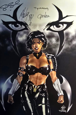 LONDON NIGHT PINUP #1 Signed