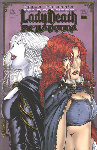 MEDIEVAL LADY DEATH / BELLADONNA #1/2 Gold Foil