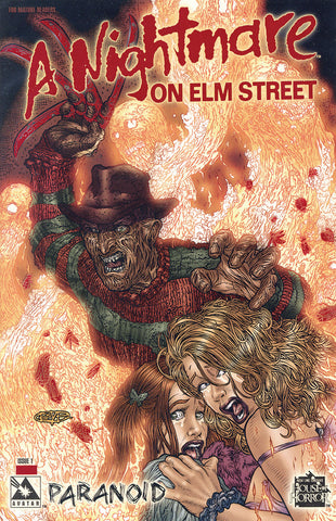 NIGHTMARE ON ELM STREET: Paranoid #1 Blood Red Foil