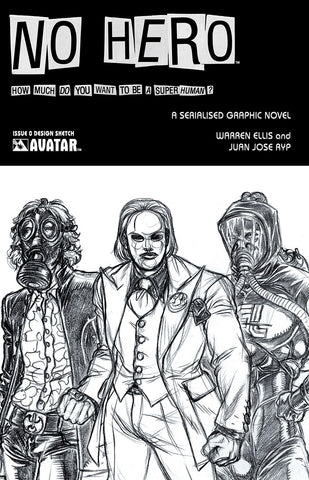 NO HERO #0 Design Sketch