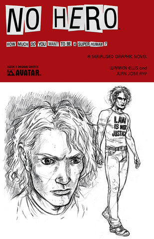 NO HERO #1 Design Sketch