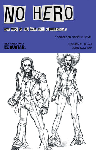 NO HERO #6 Design Sketch