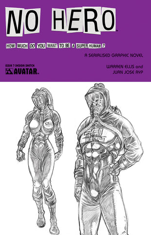 NO HERO #7 Design Sketch
