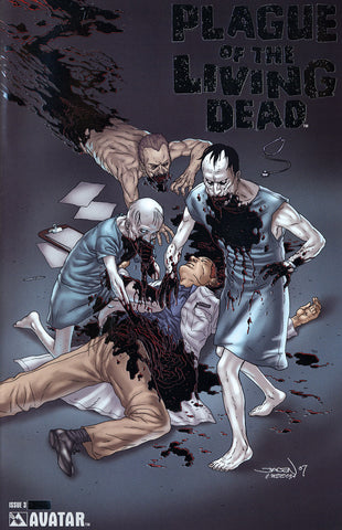 PLAGUE OF THE LIVING DEAD #3 Platinum Foil
