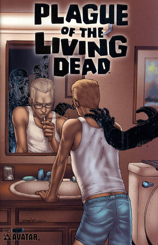 PLAGUE OF THE LIVING DEAD #4 Platinum Foil