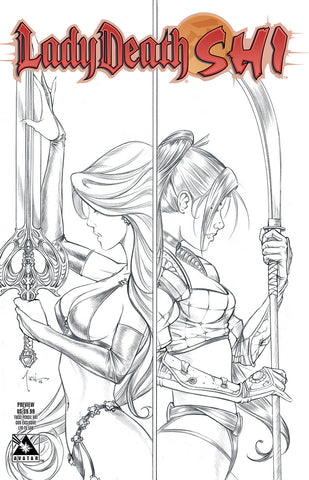 LADY DEATH / SHI Preview Tucci Pencil Art