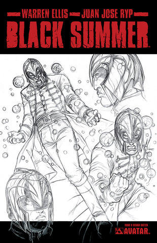 BLACK SUMMER #0 Design Sketch