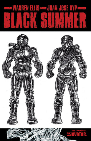 BLACK SUMMER #7 Design Sketch Edition
