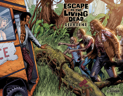 ESCAPE OF THE LIVING DEAD:  Airborne #1 Wraparound