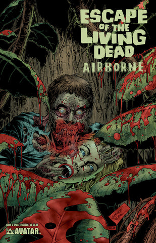 ESCAPE OF THE LIVING DEAD:  Airborne #3 Splatter Stock