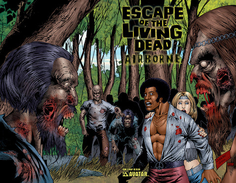 ESCAPE OF THE LIVING DEAD:  Airborne #3 Wraparound