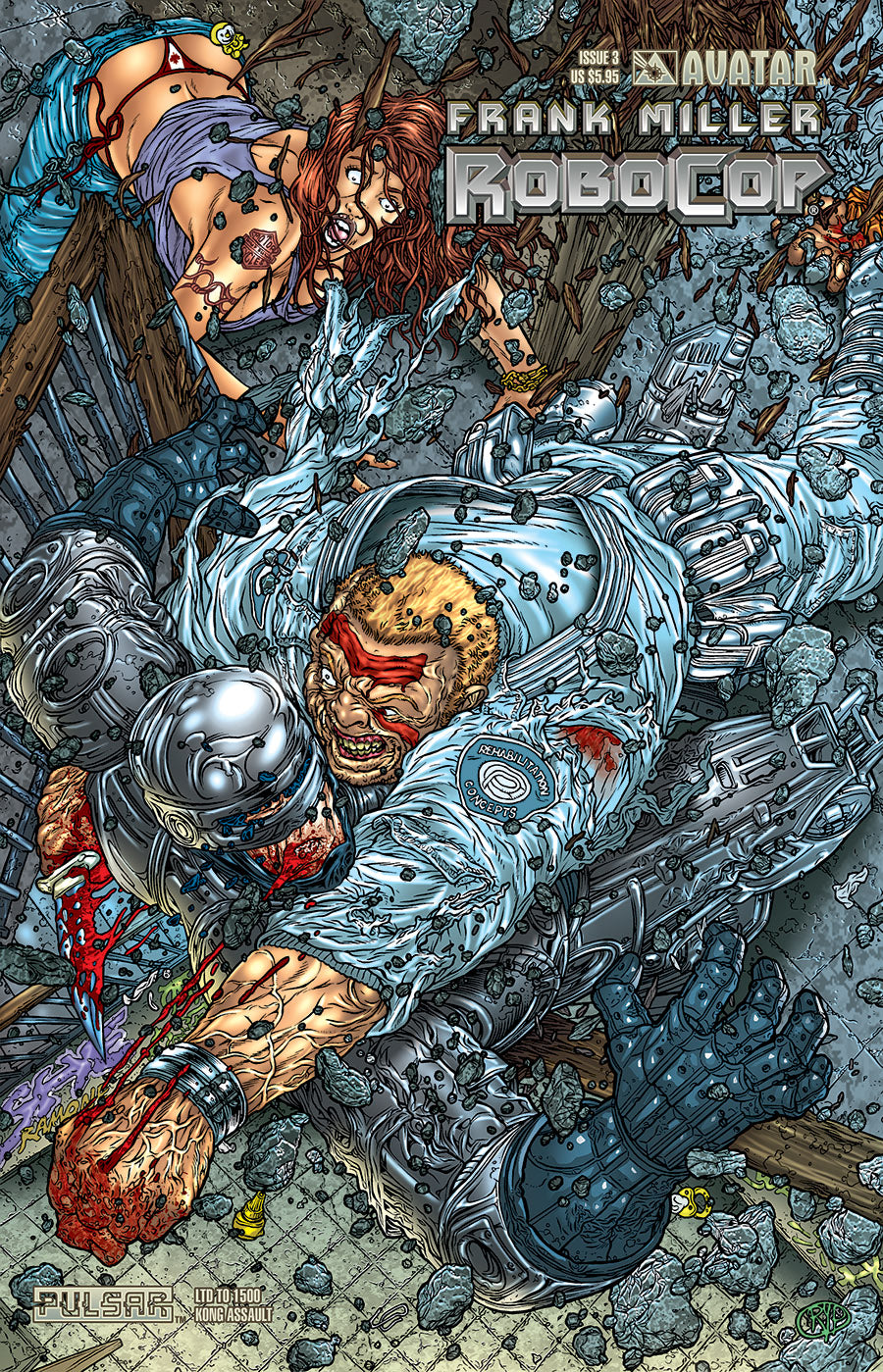 Frank Miller ROBOCOP #3 Kong Assault - Comic Cavalcade