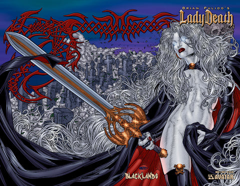 LADY DEATH: Blacklands #1 Wraparound