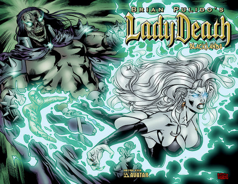 LADY DEATH: Blacklands #3 Wraparound