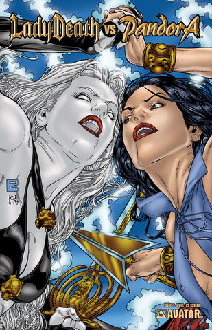 LADY DEATH vs PANDORA #1 Jewel Edition