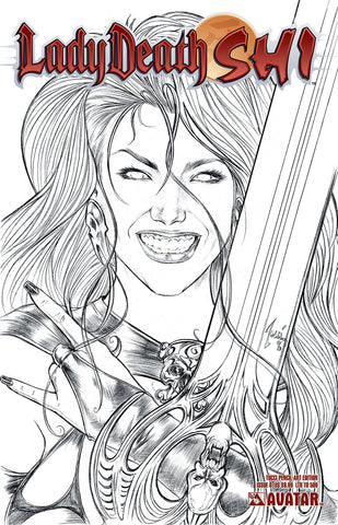 LADY DEATH / SHI #0 Tucci Pencil Art