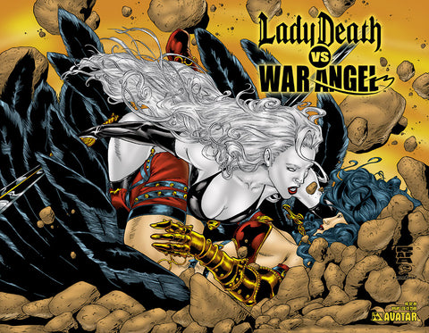 LADY DEATH vs. WAR ANGEL #1 Wraparound