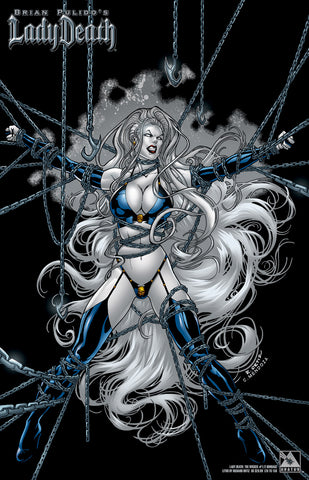 LADY DEATH: Wicked #1/2 Bondage by Ortiz Lithograph