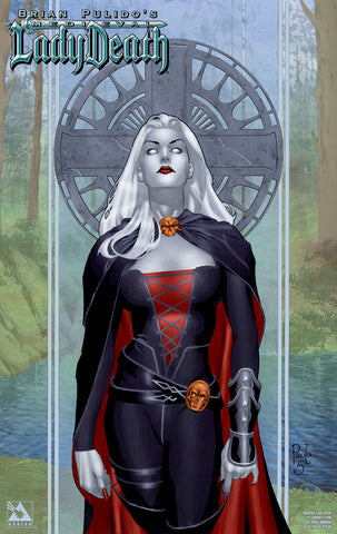 MEDIEVAL LADY DEATH #2 Serenity by Siqueira Lithograph
