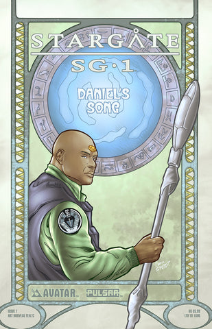STARGATE SG-1: Daniel's Song #1 Art Nouveau Teal'c