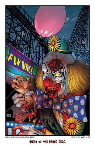 Night of the Living Dead: Carnival Phoenix 2011 Print