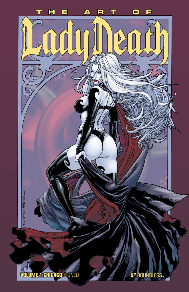 ART OF LADY DEATH HC Wizard World Chicago - Comic Cavalcade ART OF LADY DEATH HC Wizard World Chicago - Comic Cavalcade