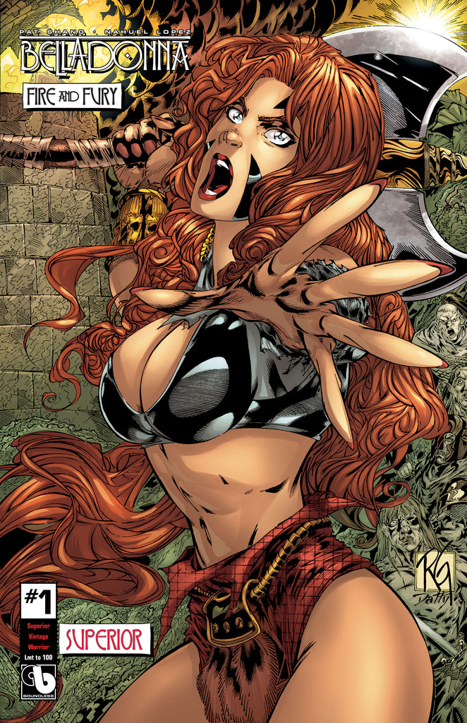 BELLADONNA: FIRE & FURY #1 SUPERIOR - Vintage Warrior