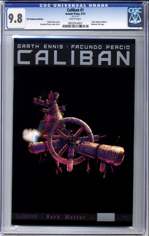 CALIBAN #1 Platinum CGC Numbered Edition