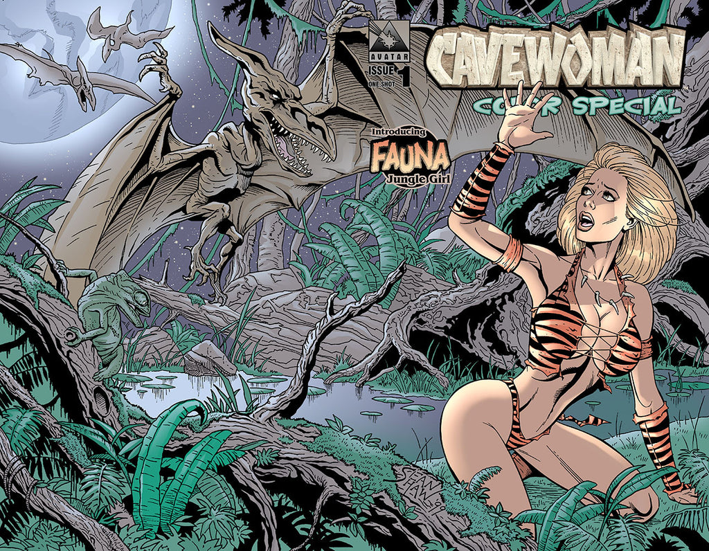 Cavewoman Color Special 1 Fauna Wraparound